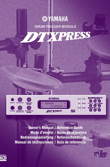 yamaha雅马哈DTXPRESS Reference Guide